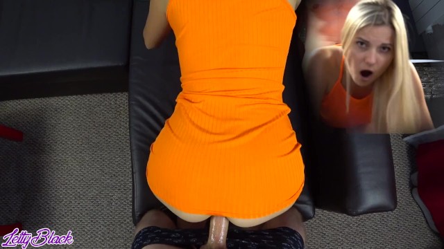 Pure POV Fucking in Tight Orange Dress - PornMonde.com