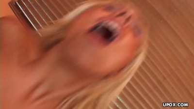 Blonde Bombshell's Love for Hard Cocks