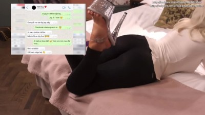 Busty Blonde Wife's Cheating Adventure