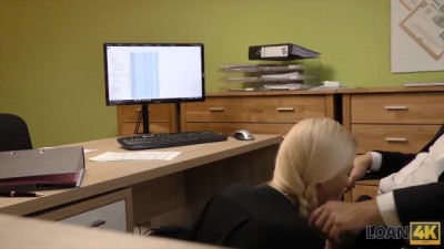 Teen Blondie Fucks for Cash to Buy New Car (+18)