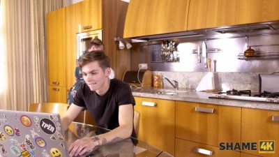 Horny Boy Takes the Risk to Bang His Hot Neighbor