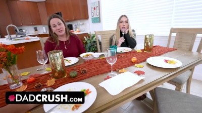 Thanksgiving Delight: Filling Your Stepdaughter's Ass With Your Wife!