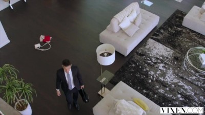 Side Chick's Erotic Surprise for Her Sugar Stepdaddy at Home