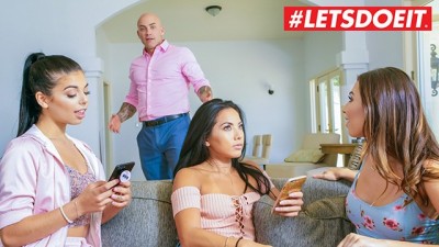 ScamAngels - Hottie Petite Teens Blackmail BFF's Stepdad - LETSDOEIT (+18)
