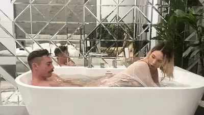 Toilet Slut Devours and Stretches Her Tight Ass on a Big Cock