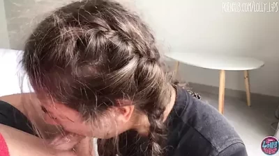 Teen Temptation: Girl Goes Down on Camera (+18)
