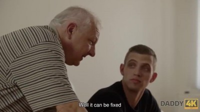 Teen Takes on Old Boner and Gets a Naughty Facial! (+18)