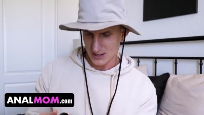 Curvy Stepmom's Anal Toy Birthday Surprise from Step Son