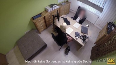 Savvy Tease Seeks Dirty Payday at Lending Office