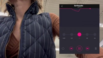 Intense Grocery Store Orgasm with Remote-Controlled Vibrator