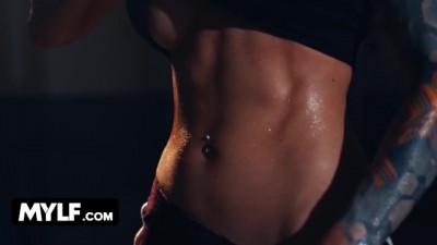 Busty Milf's Steamy Gym Workout Ends with Intense Pounding