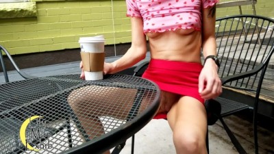 Naughty Flashing Adventure: First Time Tease and Expose