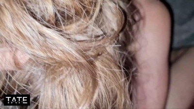 Wet Panties Soaked After Intense Blowjob - Amateur Gets Facefucked By Huge Cock
