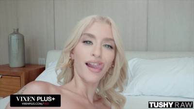 Tight Blonde Gets Her Tiny Ass Stretched by Huge Cock