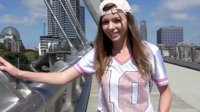 Tomboy Petite Alex Blake POV Cute Fuck in a Car