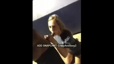 DIRTY SEXY GERMAN CHICK SUCKING BBC ON PUBLIC