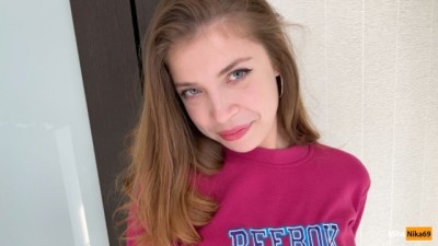 Did you see my Scrunchy? - Real Homemade Sensual Sex with Barely Legal Teen 4K (+18)