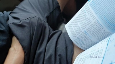 Almost Caught! Public Handjob on a Bus - Travel Porn - E09 - Javsenn