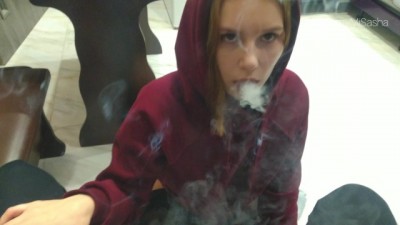 I Smoked a Cigarette, but could not Resist and took his Dick in my Mouth | MyMisasha
