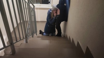 МИНЕТ В ПОДЪЕЗДЕ С ПРОДОЛЖЕНИЕМ ДОМА | MikaAndMaxSmith