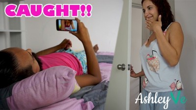 Horny Slut Babysitter Caught him Masturbating - Ashley Ve