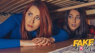 Fake Hostel Stuck under a Bed 2 Slut Halloween Chick Porn Special