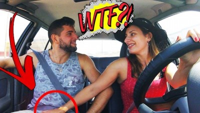 DAMN!! The horny bitch driver seduced me!!