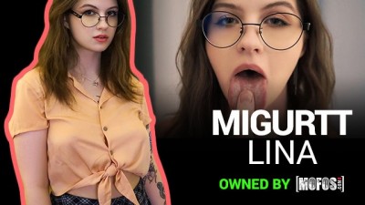 Mofos – Beauty Babe Migurtt Lina Deepthroats Her BF's Big Dick Before Riding Him