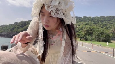 Shot in the pussy! No condom! The Japanese Deer Girl repays her favor with her body!