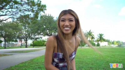 YNGR - Beautiful Nympho Asian Loves Big Dick