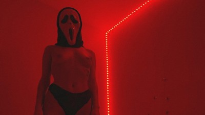 Perfect Body Teen Slut Orgasms 3 Times During Passionate Sex on Halloween (+18)