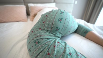 Curvy Sweet Stepsister dreams about Stepbrother while he Fucks her and cum inside