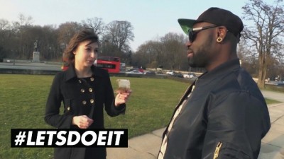 BUMSBUS - German Brunette Girl Meggie Marika Enjoys Big Black Cock in the Backseat - LETSDOEIT