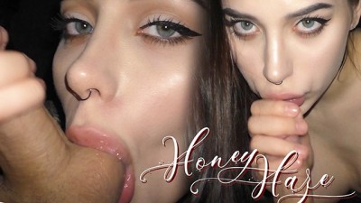 PERFECT ROOMMATE SUCK ME WHEN WE WATCHED A MOVIE - HONEY HAZE