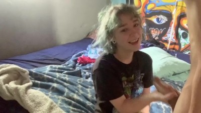18 yo pretty slut gets pounded and creampied