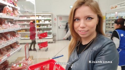 ¡Fui a la tienda, la vi, la follé! Mucho corrida! - kisankanna