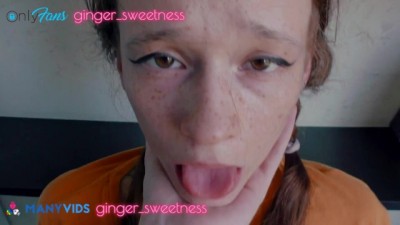How to fuck a school girl POV Facial - Ginger Sweetness