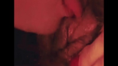Stepmom (me) licks secret lesbian lover's hairy pussy to orgasm with husbands in next room