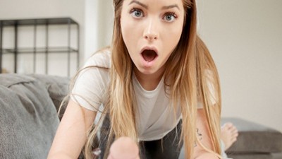 Sexy Step Sister Sucks My Cock
