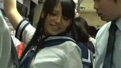 Ride the School Bus only to Grope, Fuck and Creampie Slut Japanese Chick