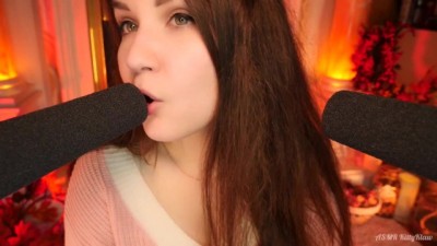 ASMR - Mouth Sounds on Cock