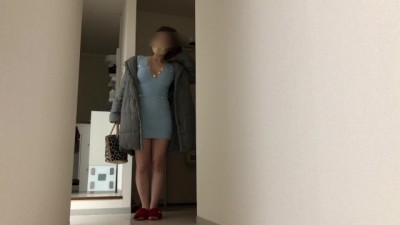 perverted MILF with big tits comes home after being picked up by a young guy and cumming inside her (+18)