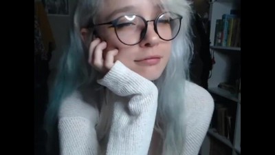 Sweet Gamer Chick Shows Tits and Sucks Dildo + Sexy Stripper