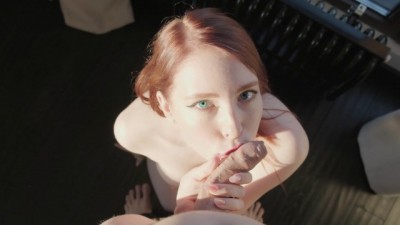 Beautiful chick is addicted to Blowjob (Oral Creampie) - MollyRedWolf