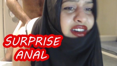SURPRİSE ROUGH ANAL WITH MARRIED HIJAB CHICK!