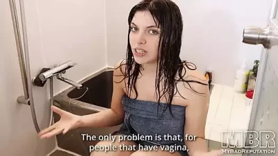 Steamy Japanese Bathroom Fuck Session
