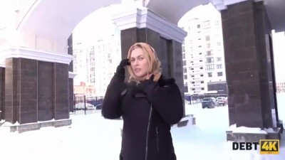 Broke Babe Offers Her Tight Pussy for Cash