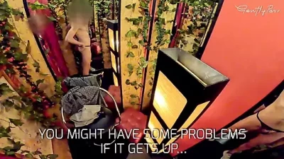 Flash My Hard Cock at the Sexy Shop Saleswoman!