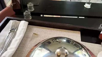 Steamy MILF Rewards Waiter with a Naughty Blowjob Tip